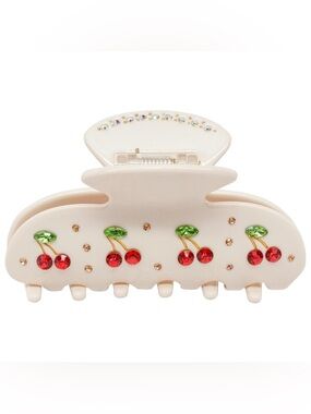 New Emi Jay Sweetheart Hair Claw Clip in Cherry Pie